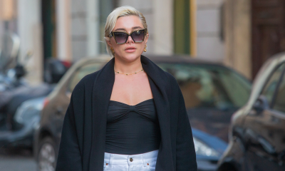 Florence Pugh już nosi jeansy z bardzo wysokim stanem, które będą hitem wiosny 2024