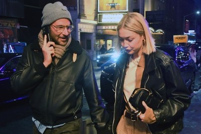 Gigi Hadid i Bradley Cooper w ulubionych skórzanych kurtkach