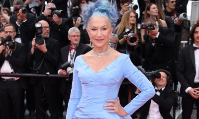 Helen Mirren debiutuje w niebieskich włosach w Cannes