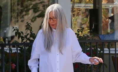 Inspirująca stylizacja: Diane Keaton w wężowych kozakach 