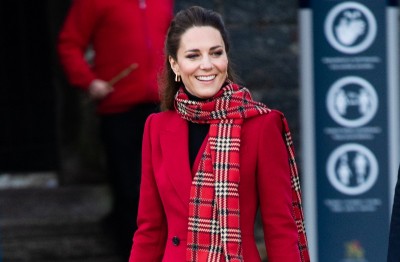 Inspirująca stylizacja: Kate Middleton w szkockiej kracie 