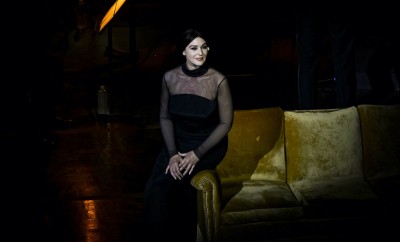 Inspirujące stylizacje: Monica Bellucci w czarnej sukni 