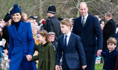 Księżna Kate zachwyciła w kobaltowym płaszczu podczas bożonarodzeniowego spaceru