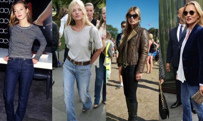 Kate Moss w dżinsach na 25 sposobów