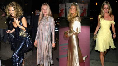 Najlepsze stylizacje vintage Kate Moss