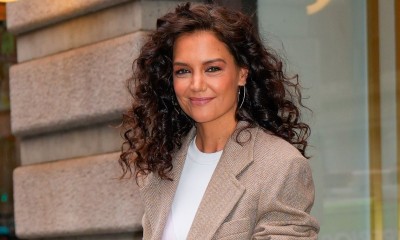 Katie Holmes w lokach jak z lat 80. XX wieku 