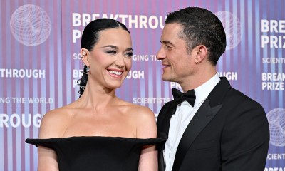 Katy Perry i Orlando Bloom w dopasowanych stylizacjach w czerni