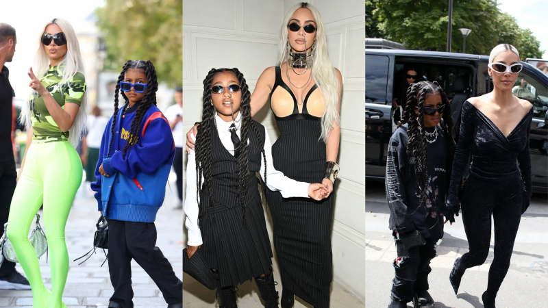 Jak Kim Kardashian i North West skradły show na tygodniu mody