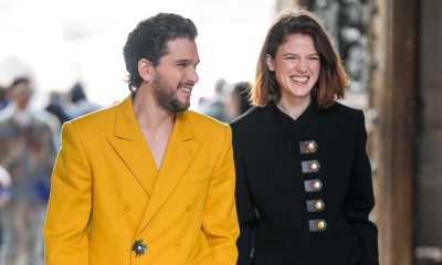 Kit Harington i Rose Leslie w dopasowanych stylizacjach na pokazie Louis Vuitton 