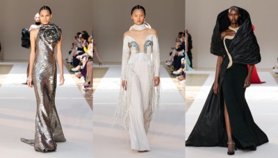 Elie Saab haute couture jesień–zima 2022: Iluzje ze światła i pastelowe zaklęcia