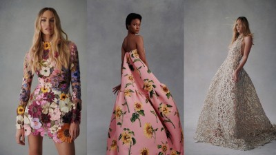 Oscar de la Renta jesień-zima 2021: Całoroczne kwiaty  