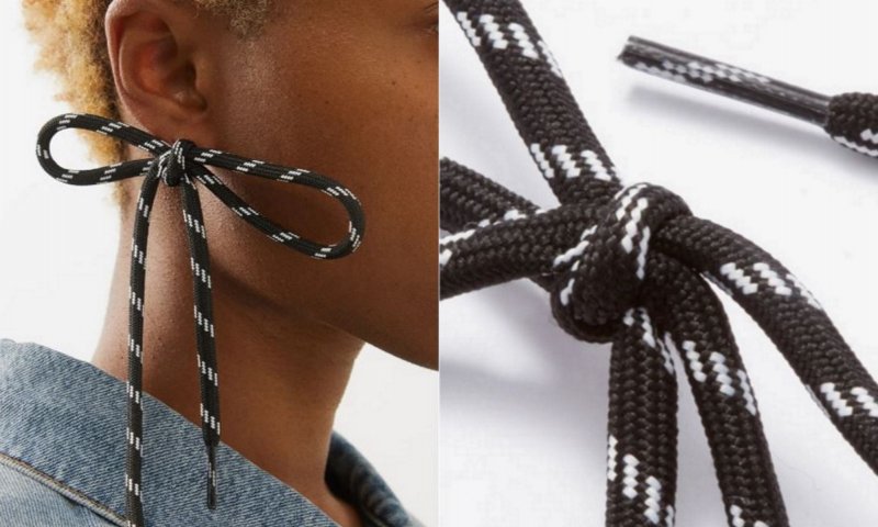 Nowy dodatek od Balenciagi: Kolczyki ze sznurówek
