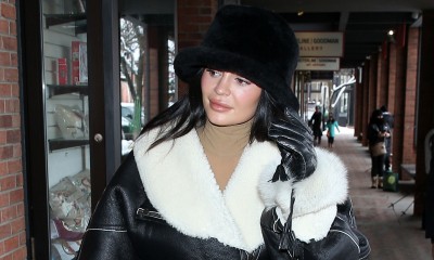 Kylie Jenner nosi kożuch na dwa sposoby 