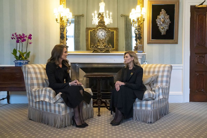 Spotkanie Ołeny Zełenskiej i księżnej Kate