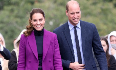 Inspirująca stylizacja: Księżna Kate w fioletowym garniturze