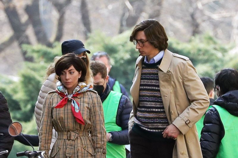 Lady Gaga i Adam Driver na planie „House of Gucci”