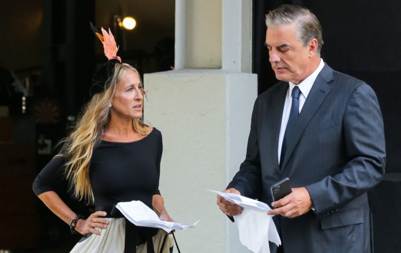 Mr. Big u boku Carrie na planie „And Just Like That…”