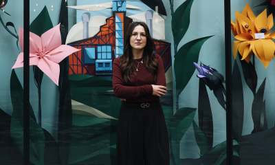 Marlena Stawarz stworzyła papierową instalację w Elektrowni Powiśle