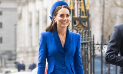 Najpiękniejsze niebieskie stylizacje księżnej Kate