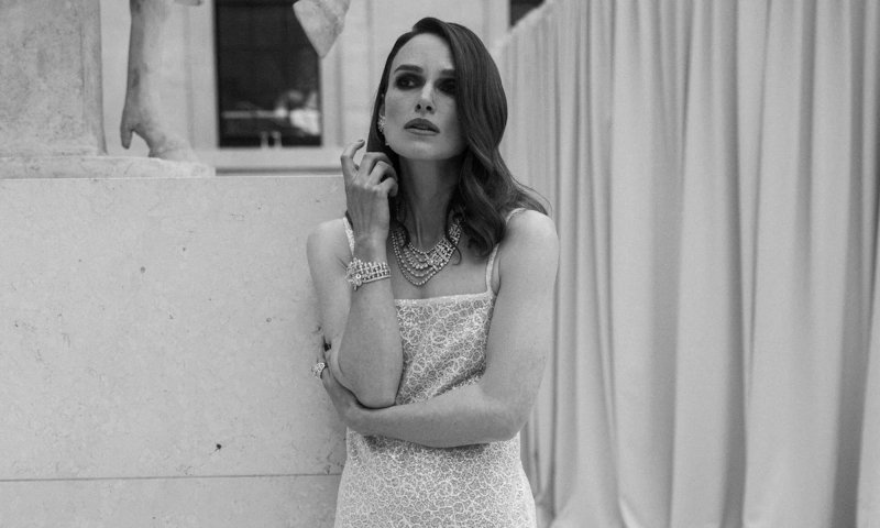 Keira Knightley w białej sukni Chanel 