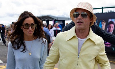 Brad Pitt w odcieniach masła, Ines de Ramon w baby blue. Tak para ogrywa pastele