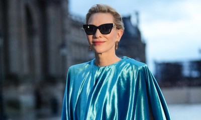 Cate Blanchett nosi bluzkę, którą miała na Oscarach 2023 do spodni