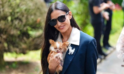 Demi Moore w białych sandałach na platformie na pokazie Diora? Szykuje się hit lata