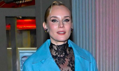 Diane Kruger nosi płaszcz w najmodniejszym kolorze tego sezonu