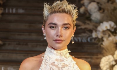 Florence Pugh jak punkowa panna młoda w białych koronkach