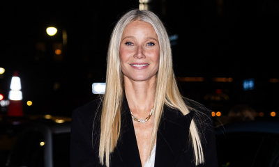 Gwyneth Paltrow w spodniach skinny i swetrze jako najmodniejszym zestawie zimy 2025