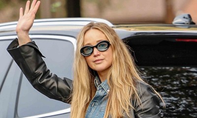 Jeansowa koszula Jennifer Lawrence to model, który wiosną będziemy nosić także do pracy