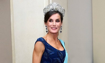 Królowa Letycja w balowej sukni i diamentowej tiarze błyszczy na duńskim dworze