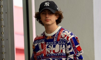 Timothée Chalamet daję lekcję stylu, jak jesienią łączyć baggy jeans ze sneakersami