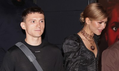 Zendaya i Tom Holland niczym współcześni Romeo i Julia w czarnych stylizacjach