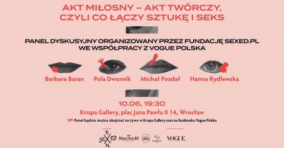 O sztuce i seksie z SEXED.PL i „Vogue Polska”  