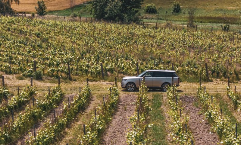 Range Rover zabiera nas w podróż do Winnicy Jakubów