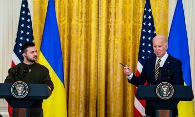 Wołodymyr Zełenski w Waszyngtonie: Ukraina żyje