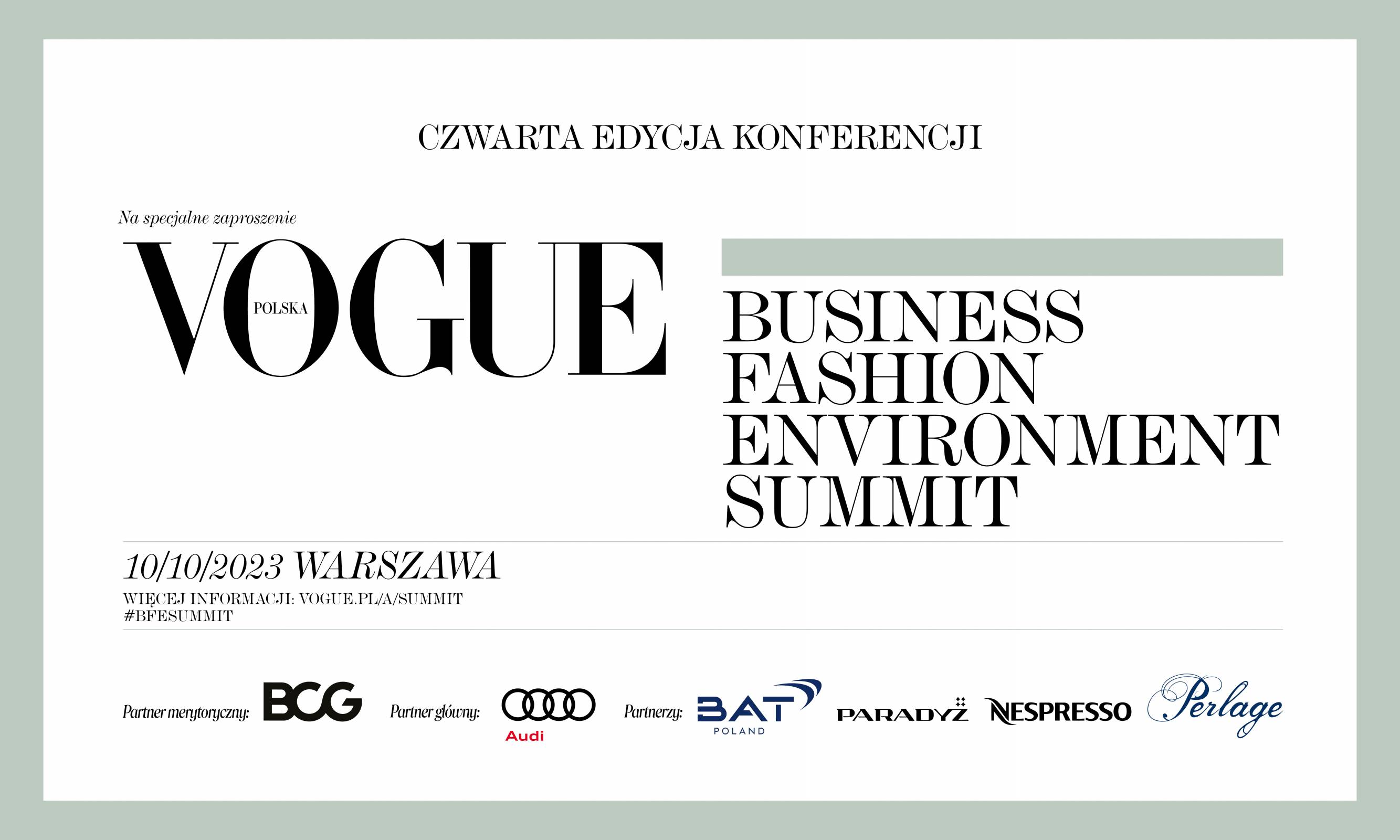 Program czwartej edycji Business Fashion Environment Summit