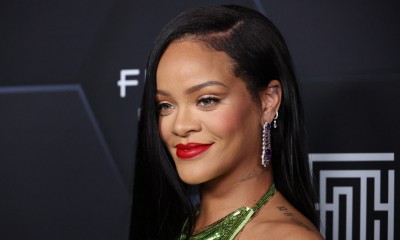 Rihanna w prostej grzywce 
