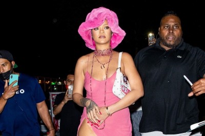 Inspirująca stylizacja: Rihanna w różowej sukience vintage