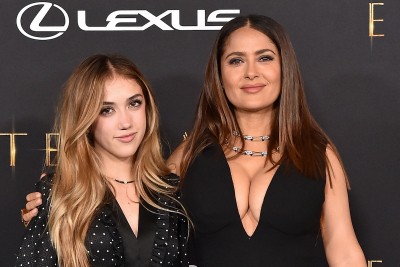 Salma Hayek z córką na premierze filmu  „Eternals”  Marvela