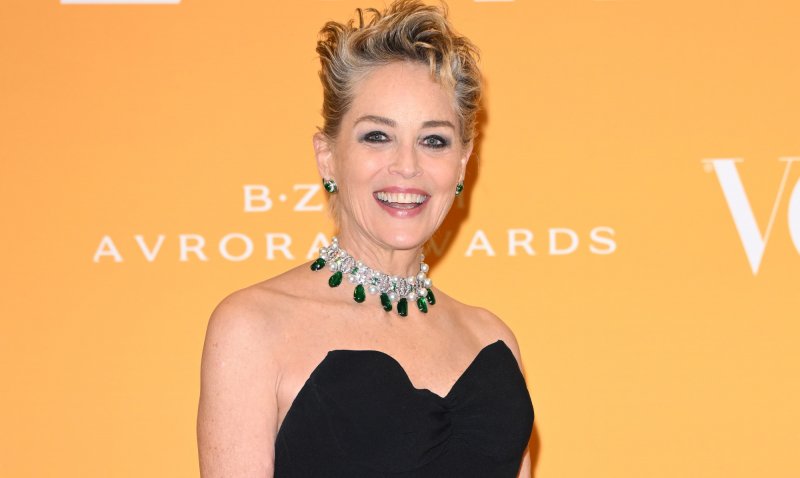 Sharon Stone pozuje w kolorowym bikini