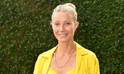 Sleepleisure: Gwyneth Paltrow w kanarkowym komplecie