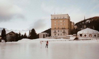 St. Moritz jak z filmów Wesa Andersona