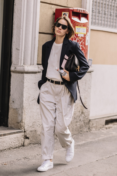 Street style na tygodniu mody w Mediolanie