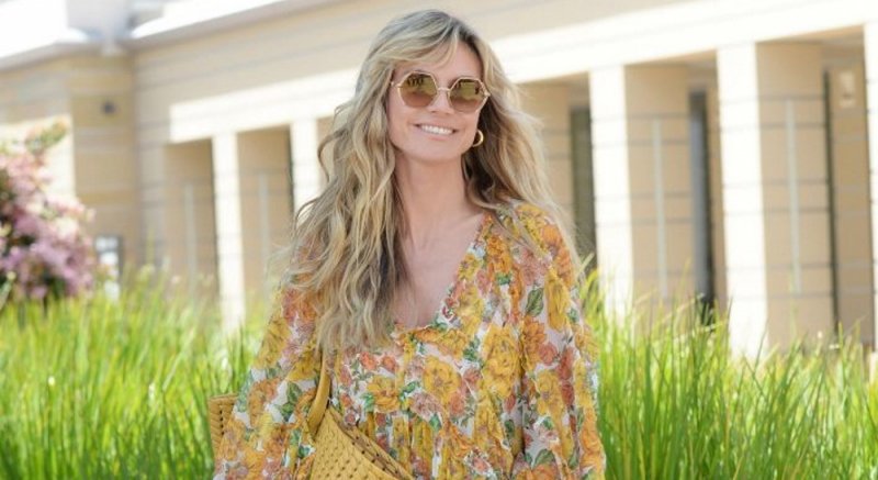 Inspirująca stylizacja: Wiosenna sukienka Heidi Klum