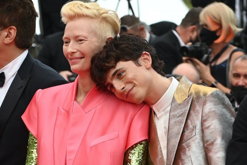 Inspirująca stylizacja: Timothée Chalamet i Tilda Swinton w Cannes