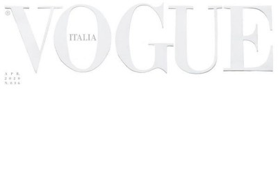 „Vogue Italia” z białą okładką