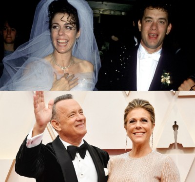 Wczoraj i dziś: Tom Hanks z Ritą Wilson