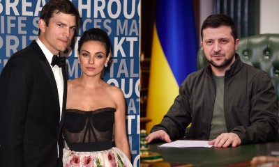 Prezydent Ukrainy dziękuje Mili Kunis i Ashtonowi Kutcherowi 